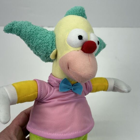 The Simpsons Krusty The Clown Plush Stuffed Toy 12" Universal Studios - Picture 5 of 9